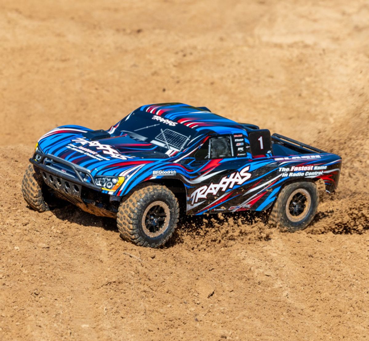 Slash 2WD 1/10 RTR TQ EHD BLÅ Clipless BL-2S