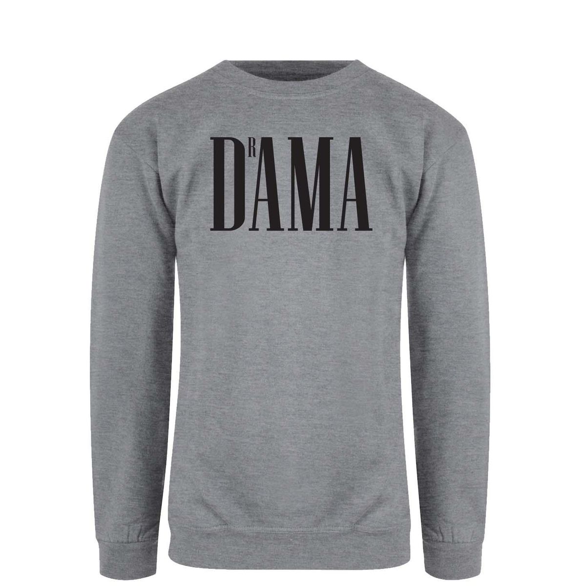 DrAMA Genser SVART Trykk