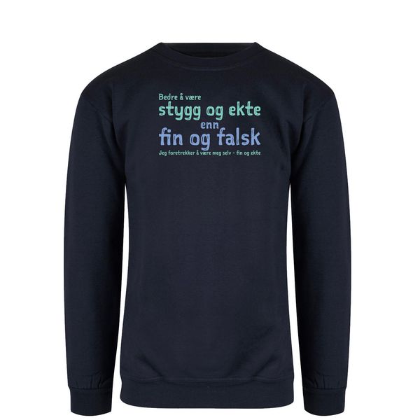 Hovedbilde Fin og ekte Genser FARGE Trykk