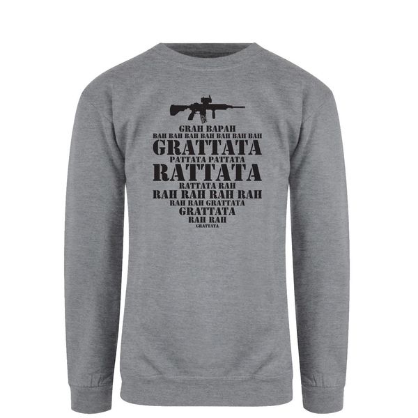 Hovedbilde Grattata svart trykk Genser