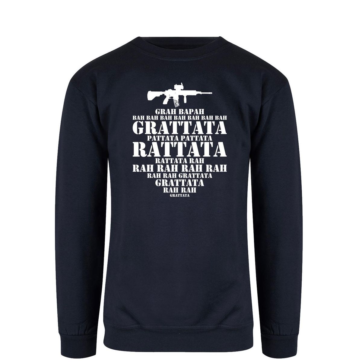 Grattata Rattata Genser HVIT Trykk