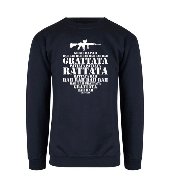 Hovedbilde Grattata Rattata Genser HVIT Trykk