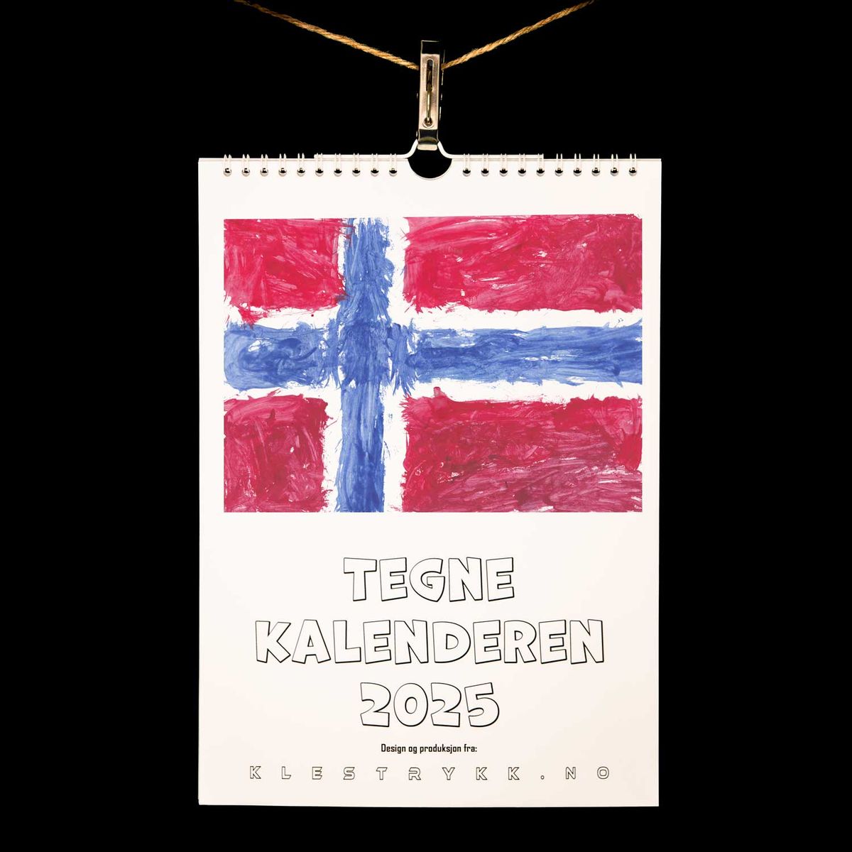 Tegnekalender 2025 A4 (210 x 297 mm)