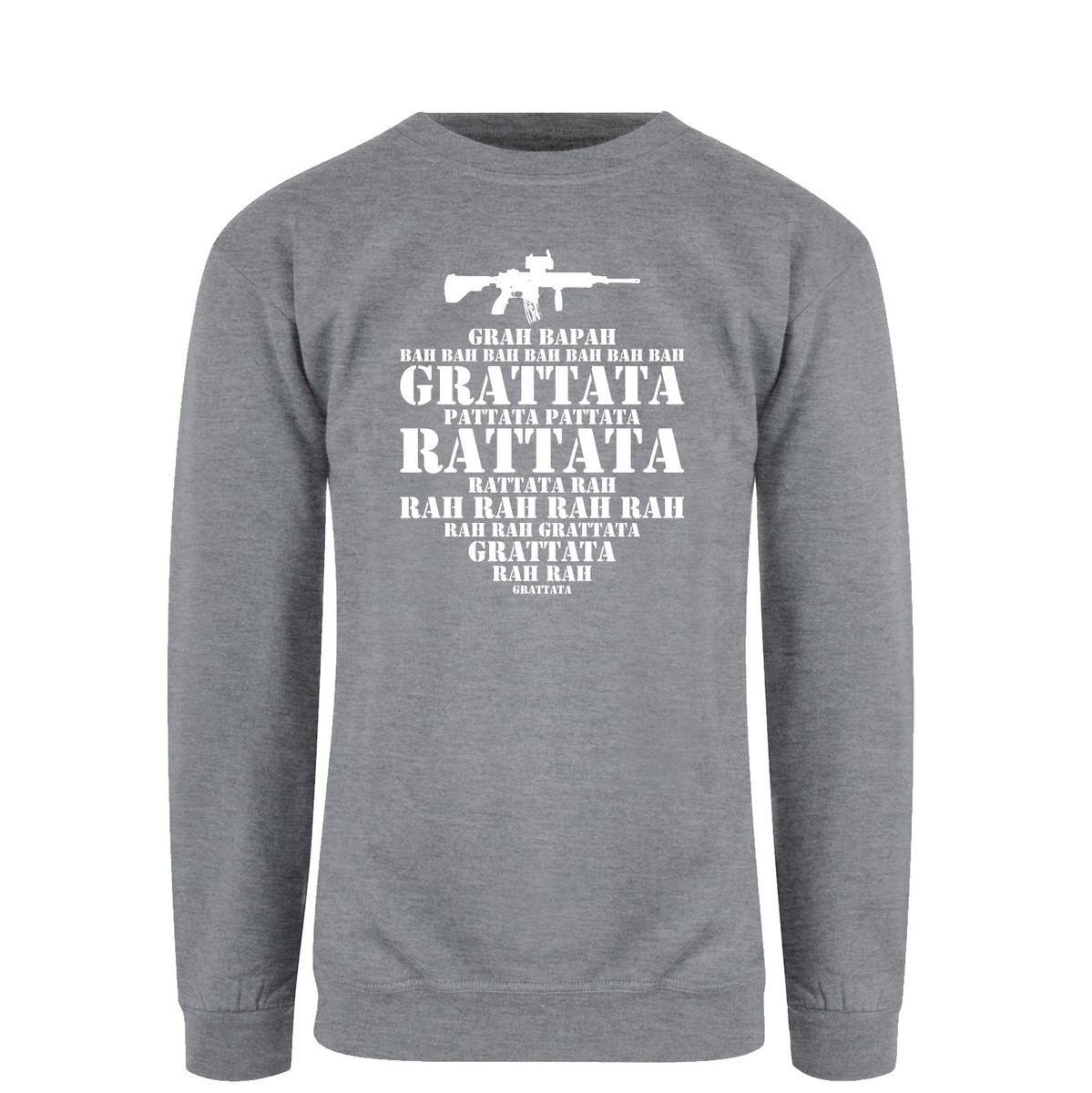 Grattata Rattata Genser HVIT Trykk