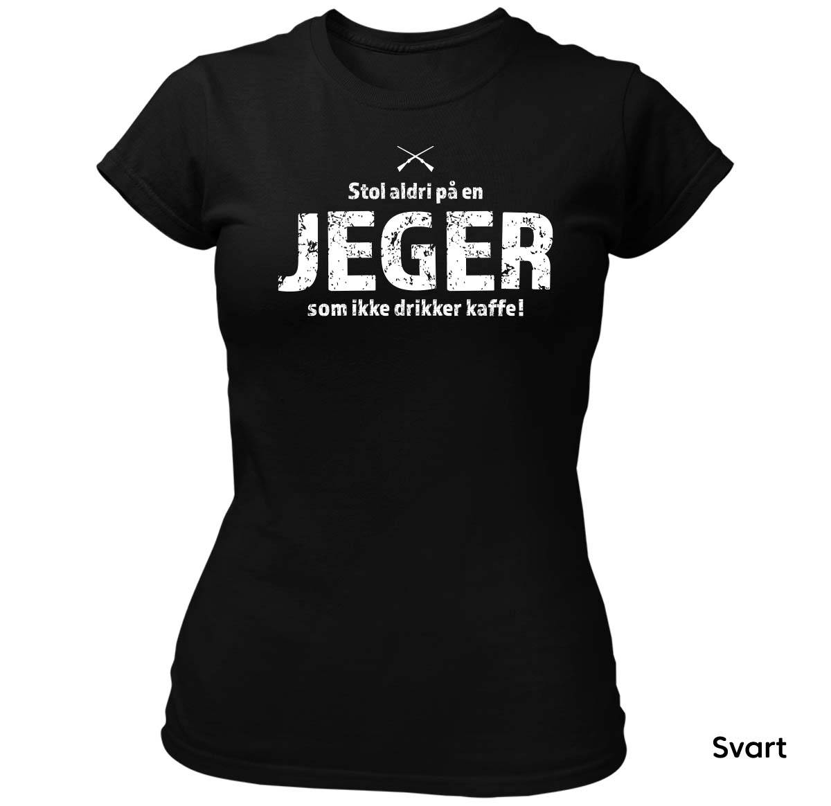 Jeger Kaffe T-skjorte DAME